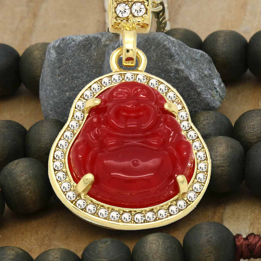 BUDDHA PENDANT ON GUCCI CHAIN