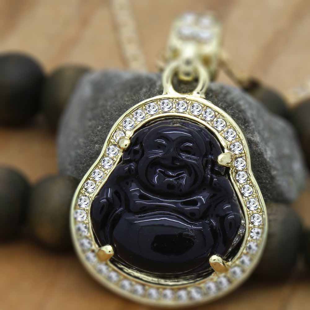 BUDDHA PENDANT ON GUCCI CHAIN
