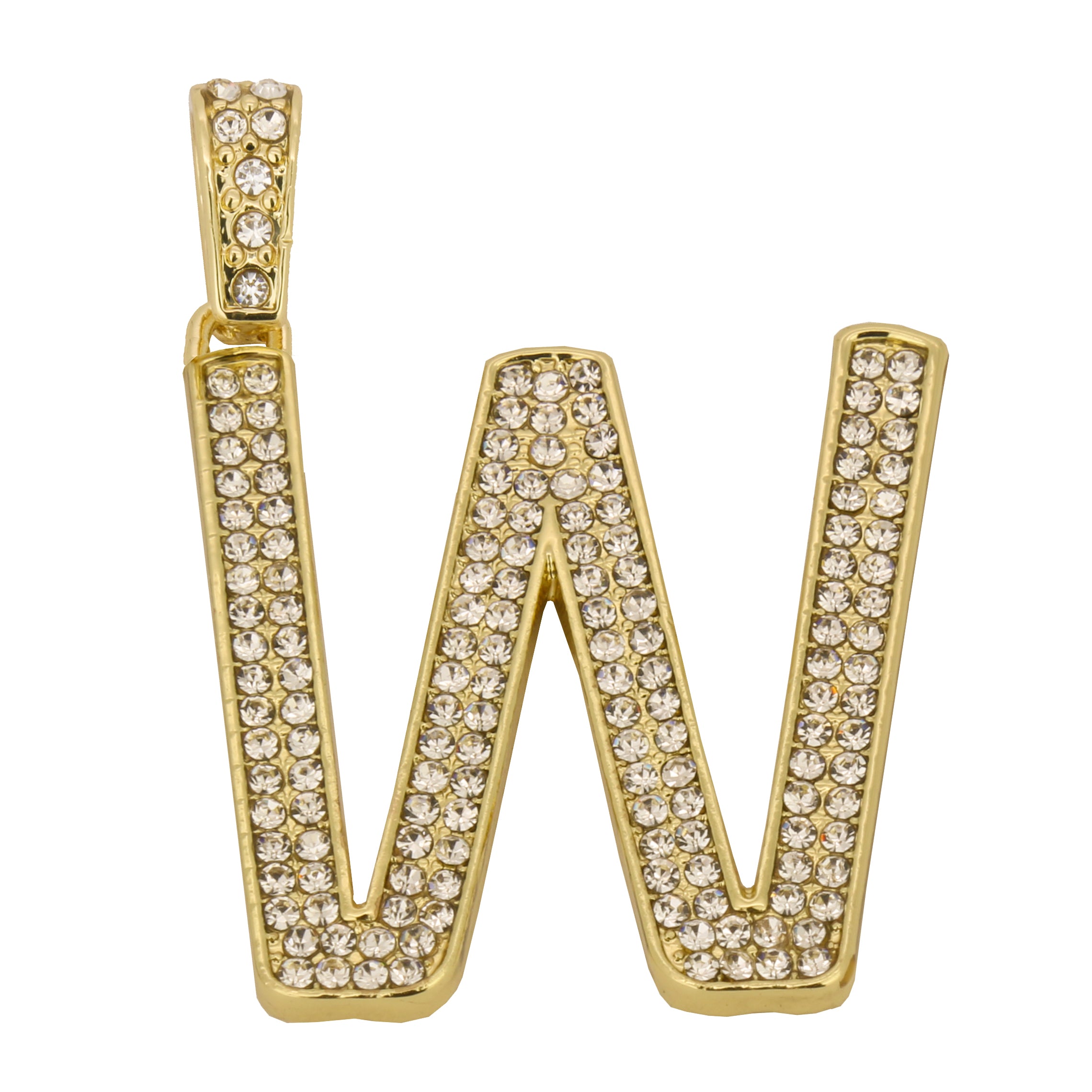 CUBAN CHAIN ALPHABET PENDANT A-Z