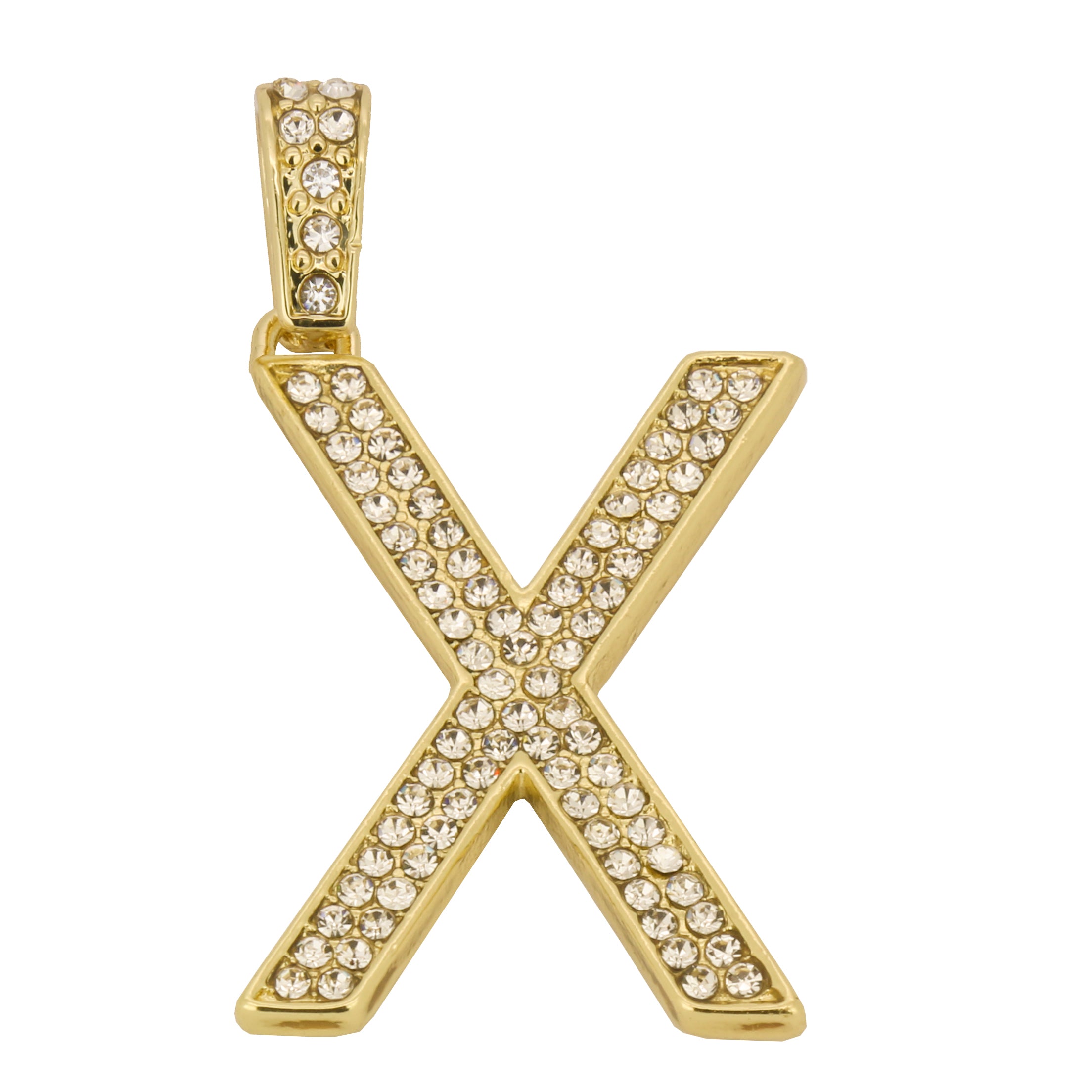CUBAN CHAIN ALPHABET PENDANT A-Z