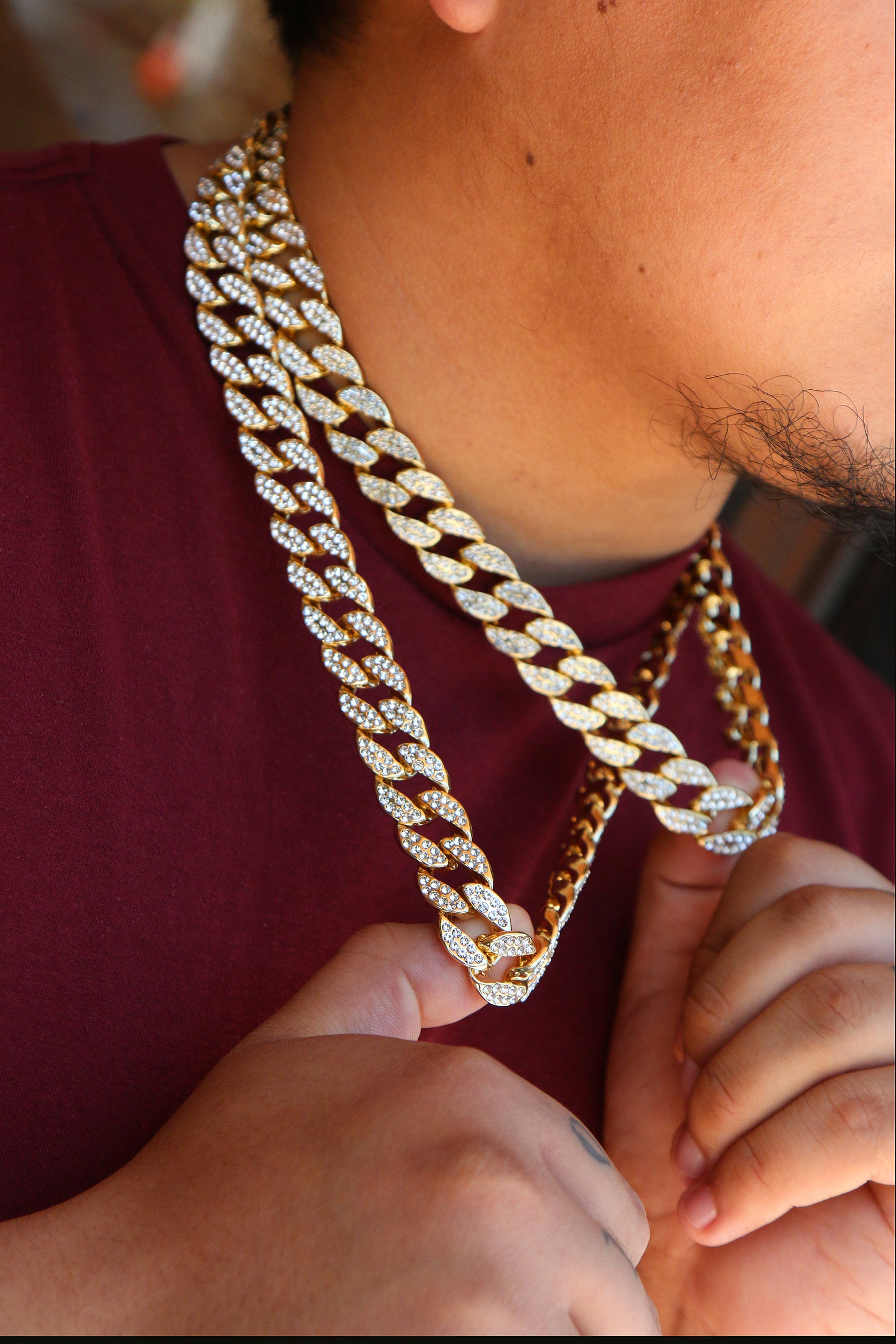 FULLY ICED OUT 18"-30" (Gold)