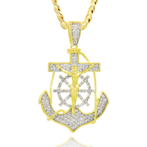 ANCHOR PENDANT WITH Free Chain