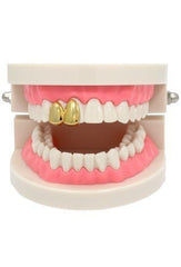 GOLD DOUBLE  CAPS GRILLZ