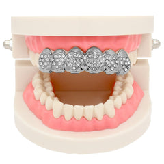 SILVER TOP GRILLZ HEARTS