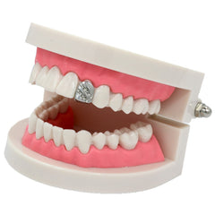 SILVER GRILLZ SINGLE 2LINE SIDE