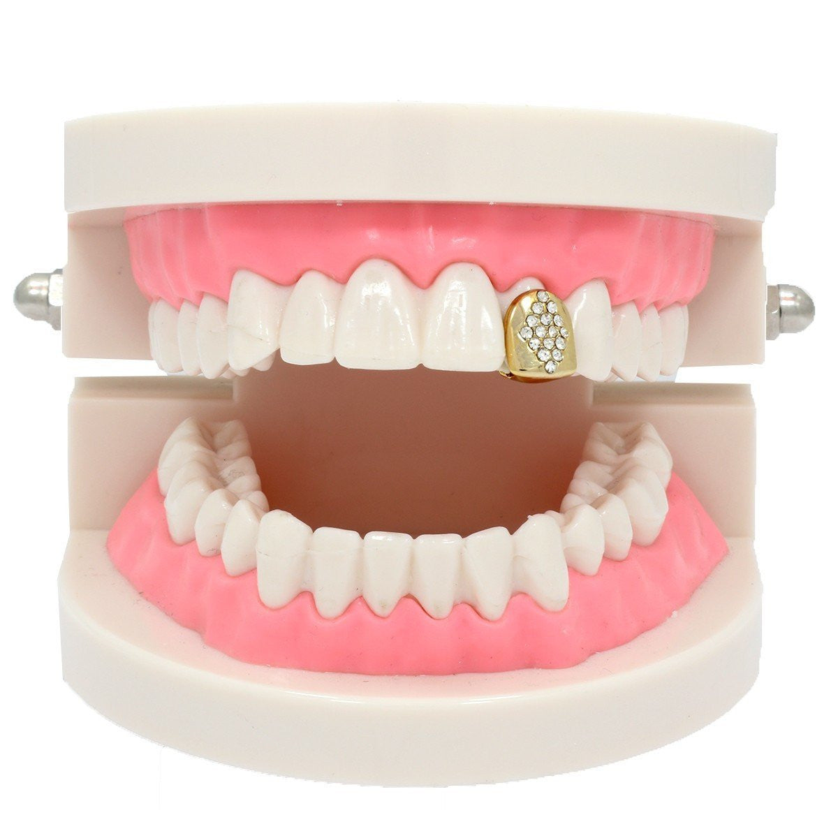 GOLD GRILLZ SINGLE DIAMOND