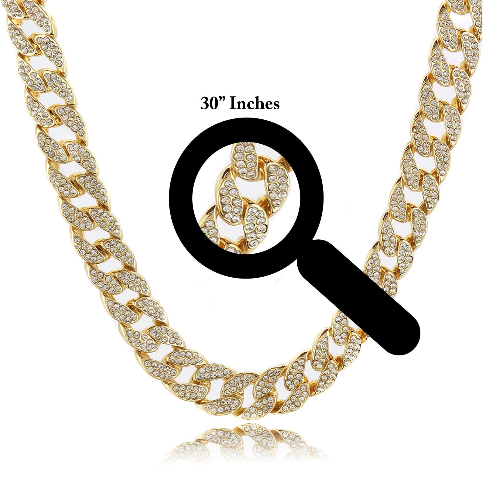 FULLY ICED OUT 14"-30"