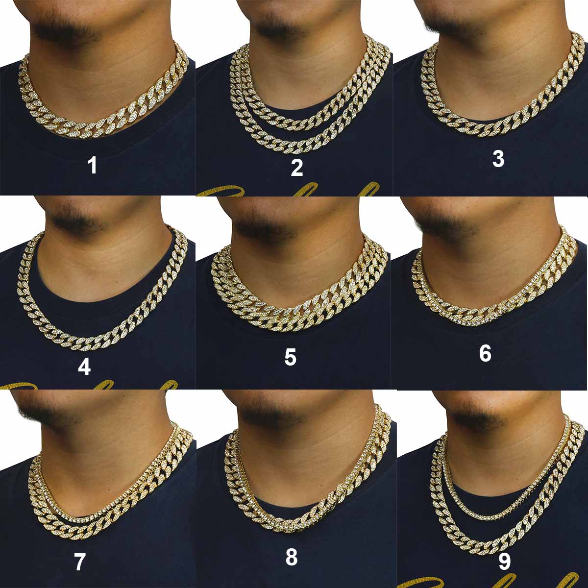 FULLY ICE OUT CHOKER 18" - 24"