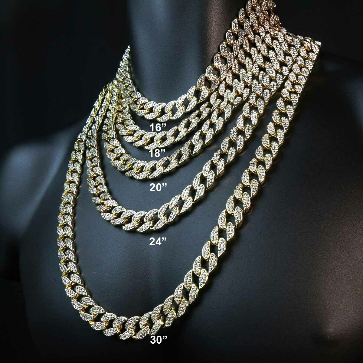 FULLY ICED OUT 18"-30" (Gold)