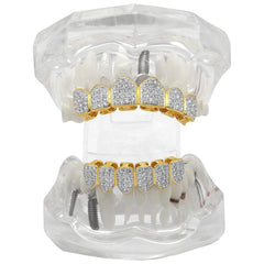 GRILLZ SET 2-TONE CZ