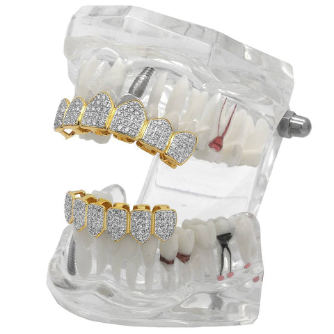 GRILLZ SET 2-TONE CZ