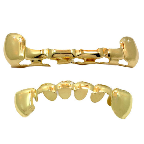 GOLD HALF PLAIN TOP AND BOTTOM KIGNSTAR SET