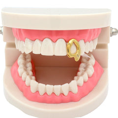 GOLD GRILLZ SINGLE OPEN FANG