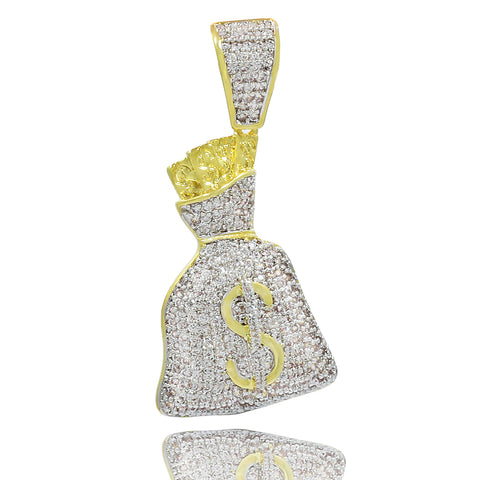 MONEY BAG PENDANT WITH Free Chain