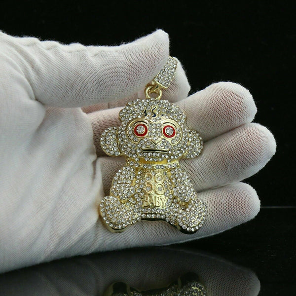 2 CUBAN CHAIN & GOLD AK-47 Necklace | BlingKingstar Jewelry