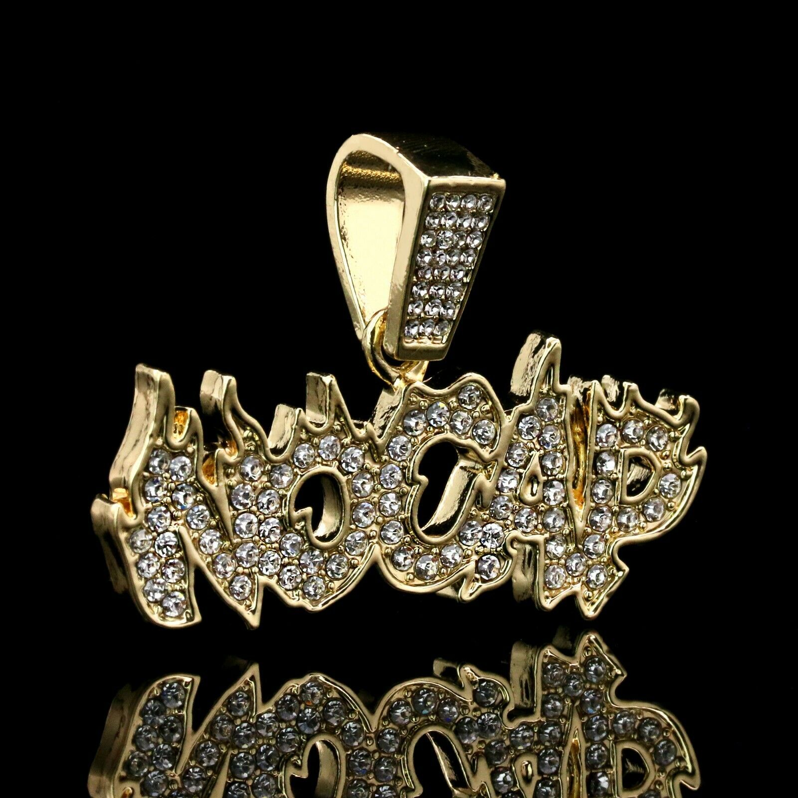 No Cap 4 Pcs Set Cuban, Tennis & Rope Chain Bundle Gold PT