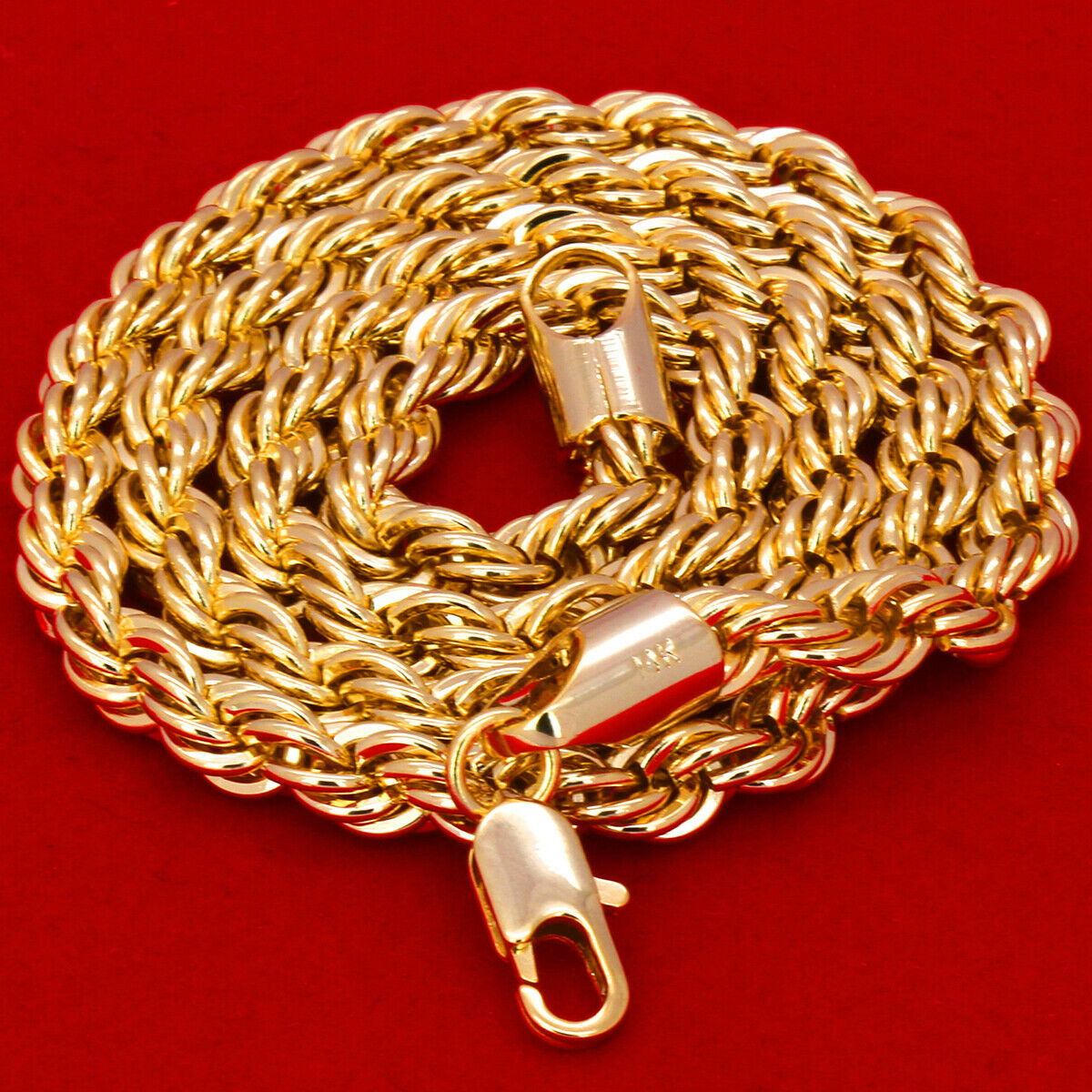 Drip Broken Heart Pendant Rope, Cuban & Tennis Chain 4pcs Set