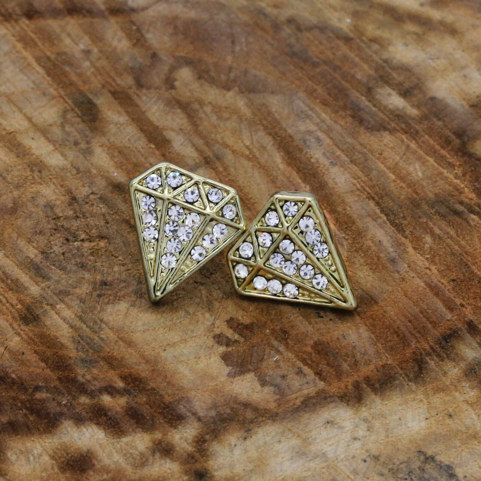 Cz Diamond GOLD FILLED EARRINGS