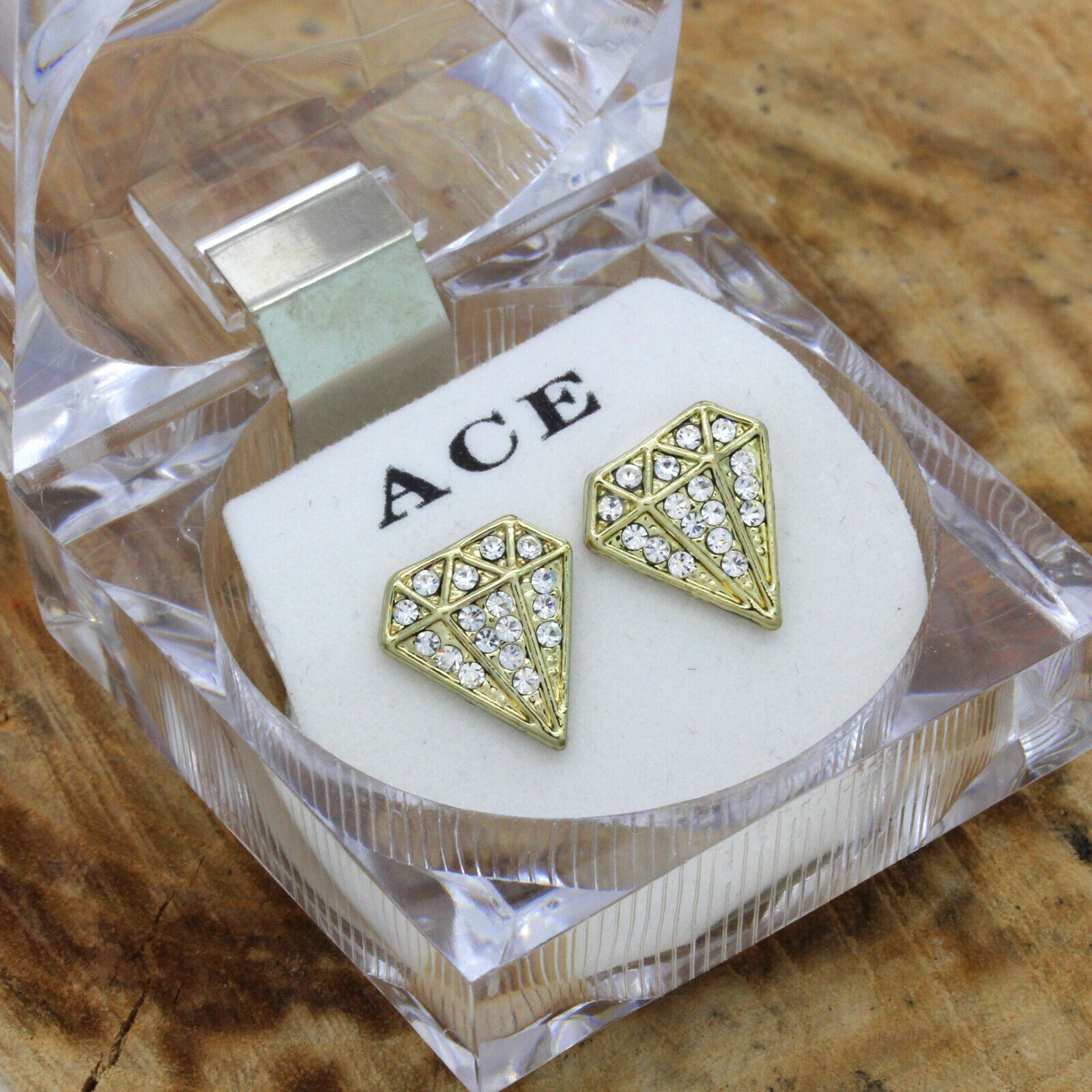 Cz Diamond GOLD FILLED EARRINGS