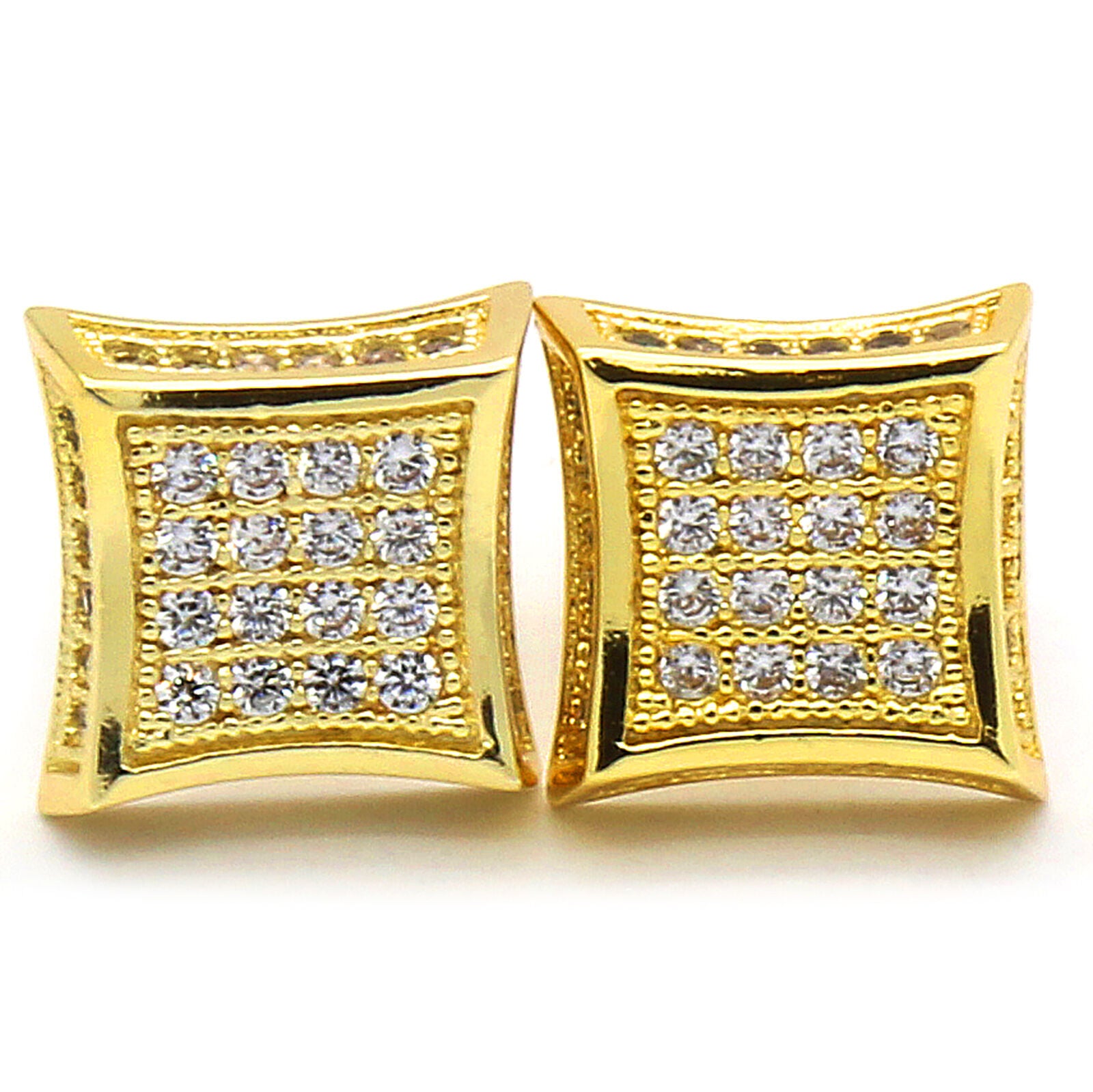CZ SIDE KITE GOLD FILLED