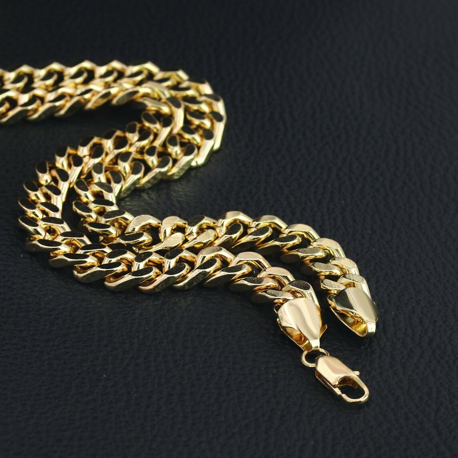 14k Chain 3pcs Bundle 18" Tennis Choker 20" Prong Cuban & 24" Miami Cuban Chain