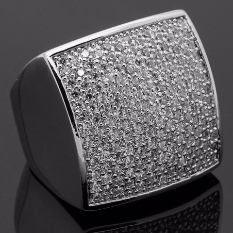 SILVER SQUARE DOME BOSS