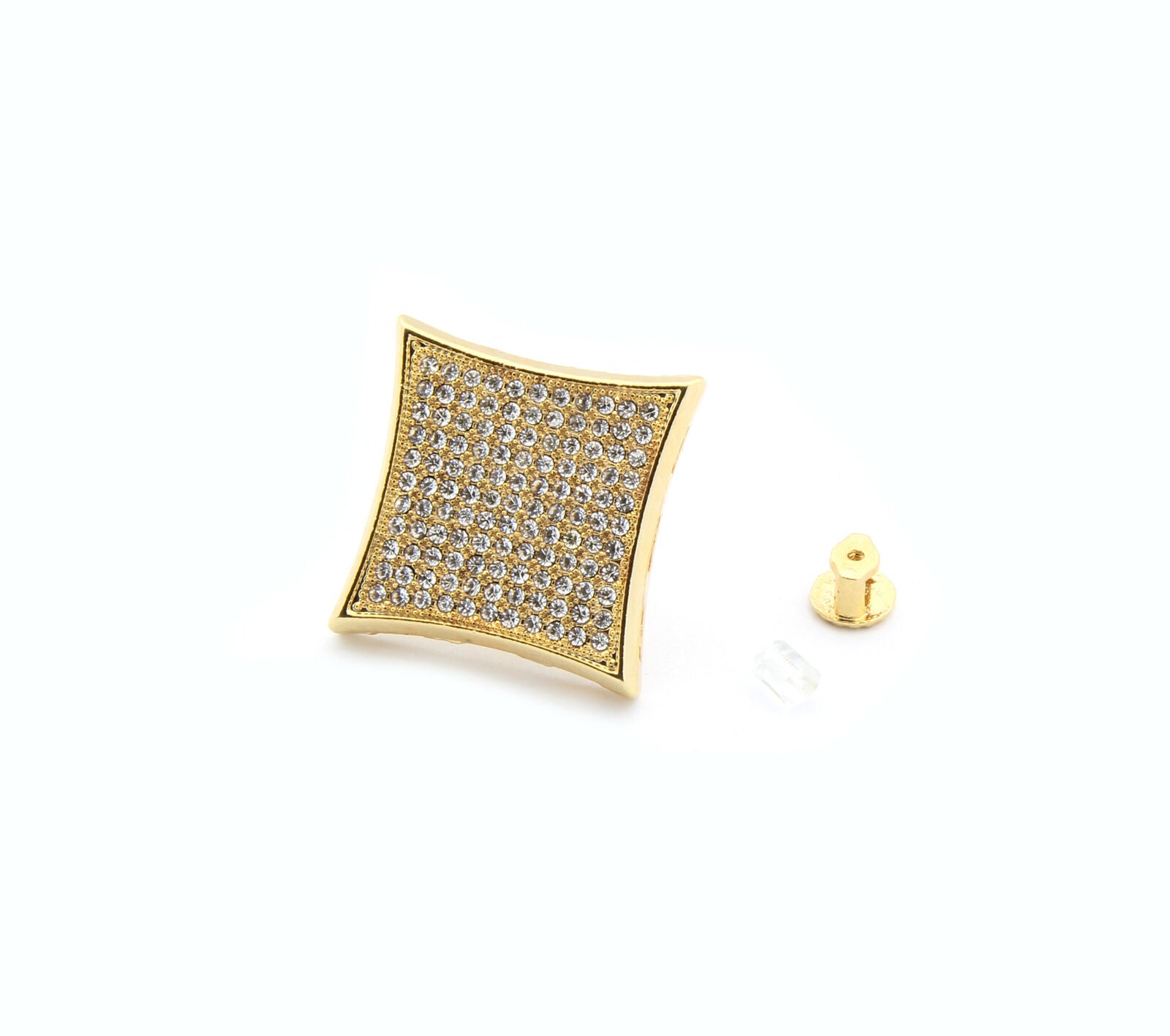 Gold Cz Flat Kite 11 Row