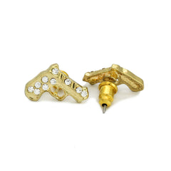 Cz Pistol GOLD FILLED EARRINGS