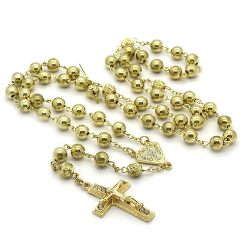 GOLD DIAMOND SHAPE ROSARY