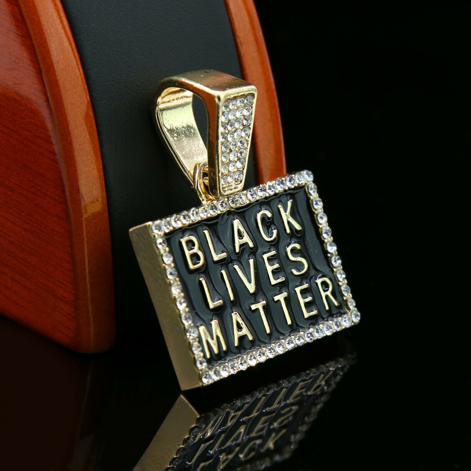 GOLD BLACK LIVES MATTER ICE OUT