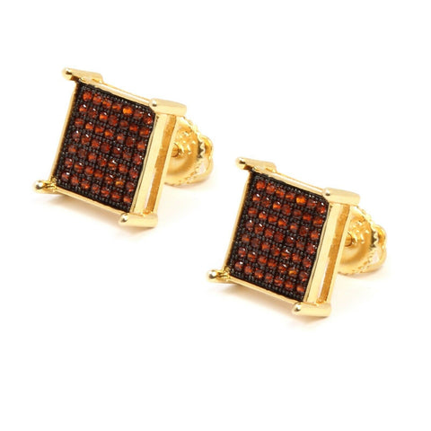 Red Cz Table Corner 7 Row