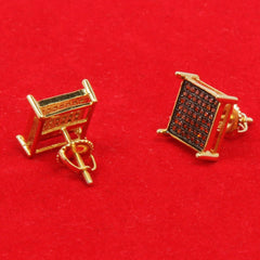 Red Cz Table Corner 7 Row