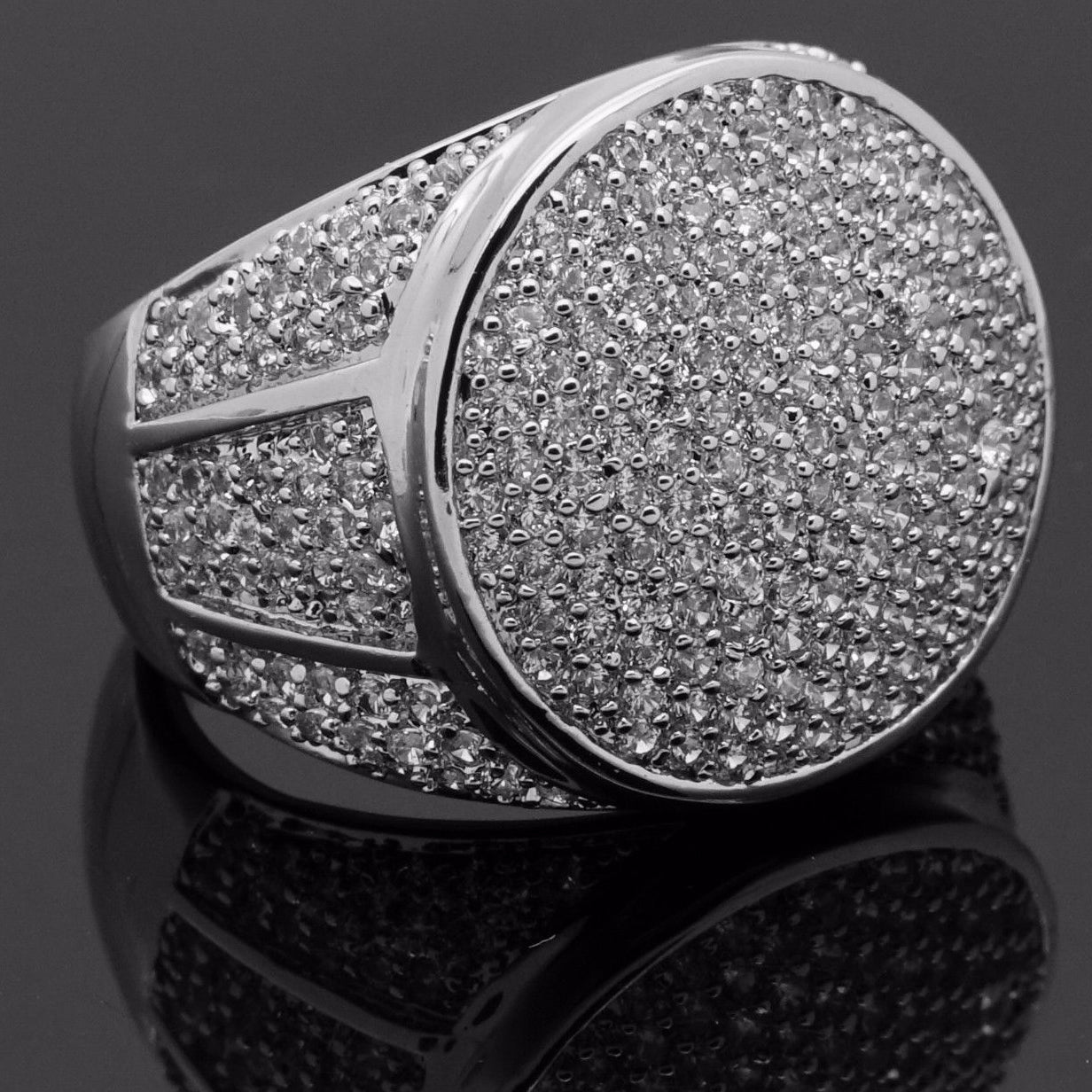 SILVER ROUND ICED