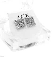 Copy of CUBE CLEAR SILVER FILLED