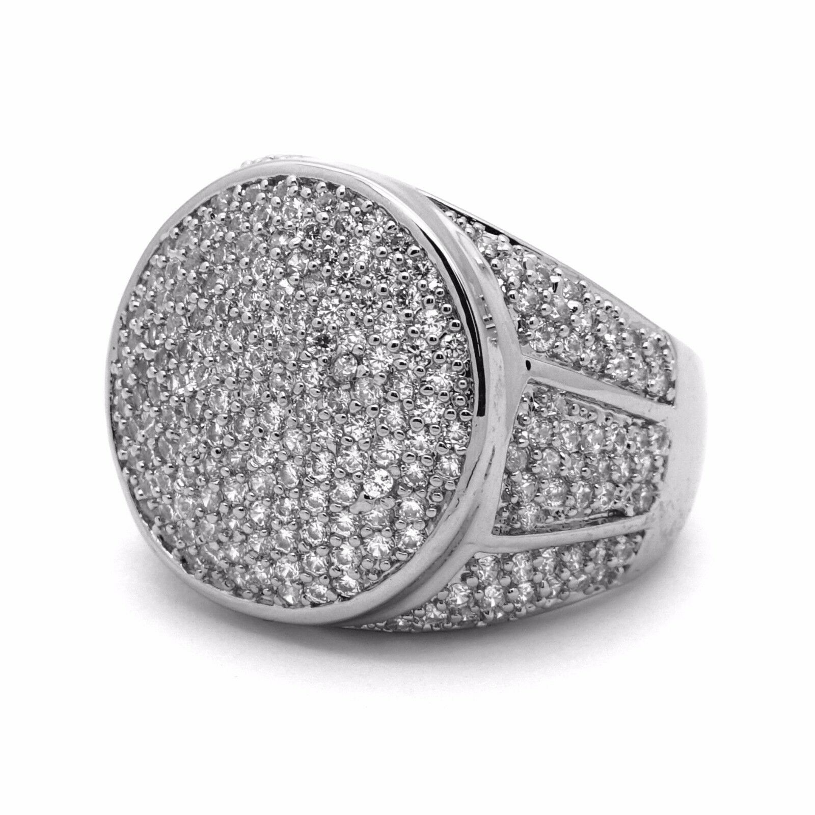 SILVER ROUND ICED