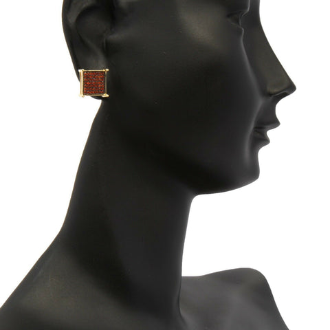 Red Cz Table Corner 7 Row