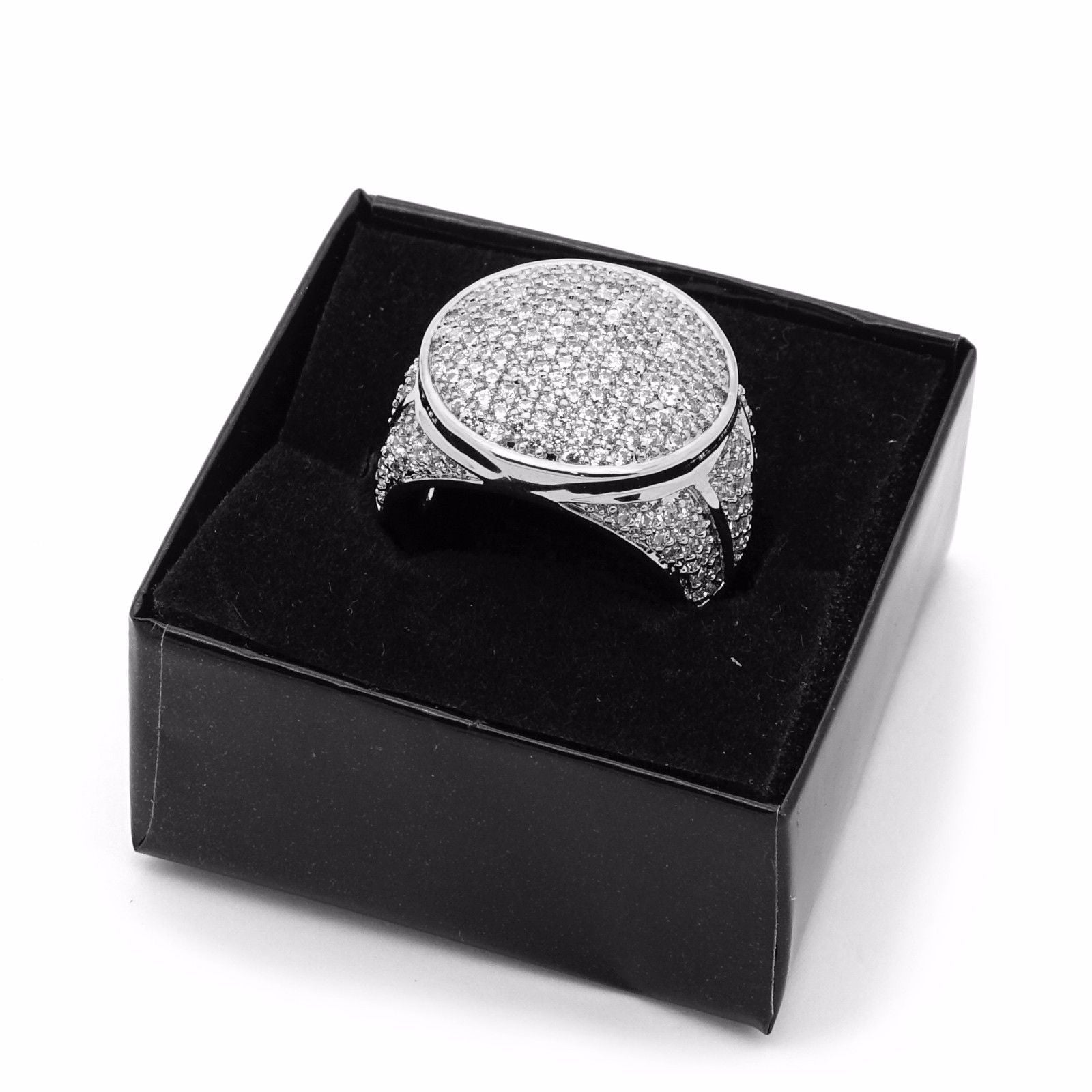SILVER ROUND ICED