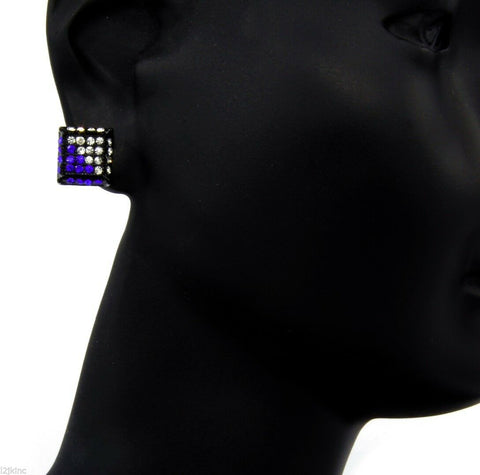 CUBE BLUE/CLEAR BLACK FILLED