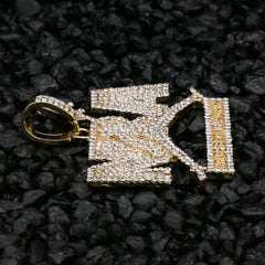 NbA Never Brock Again 4 Pcs Set Cuban, Tennis & Rope Chain Bundle Gold PT