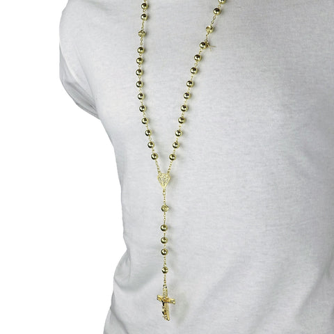 GOLD DIAMOND SHAPE ROSARY