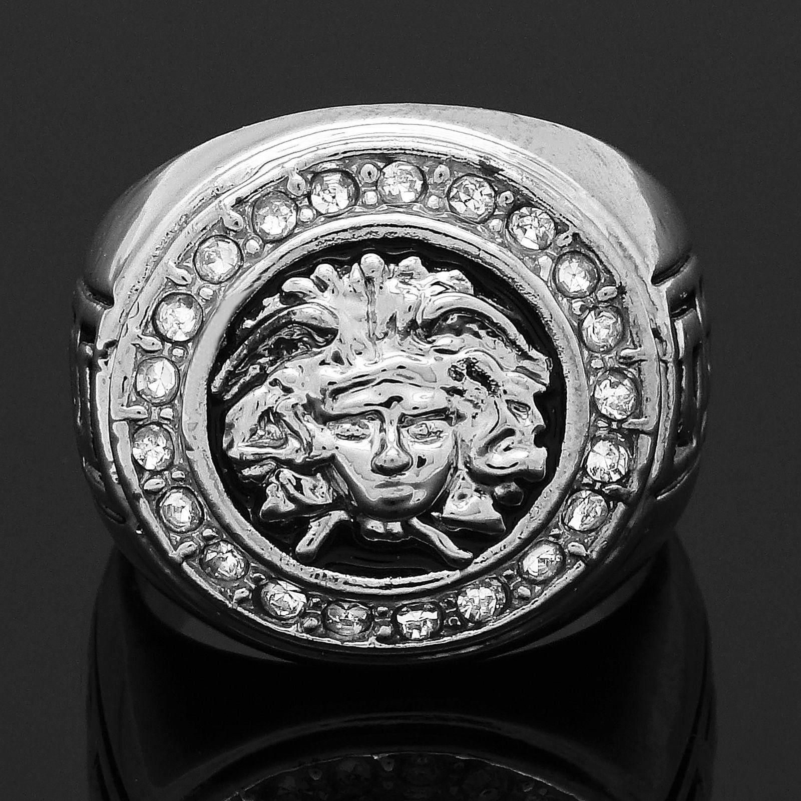 SILVER MEDUSA FACE