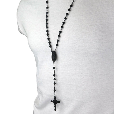 GUADALUPE BLACK TONE ROSARY