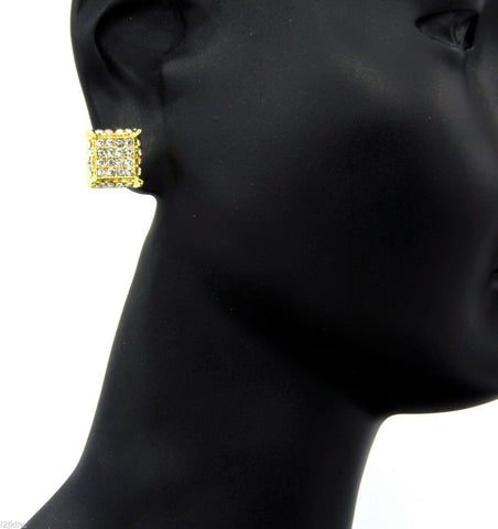 CUBE CLEAR GOLD FILLED