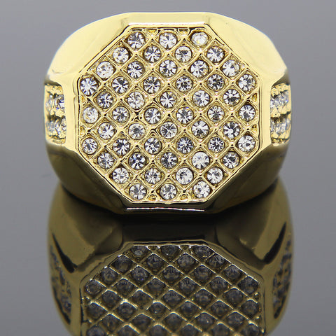 GOLD OCTAGON CZ