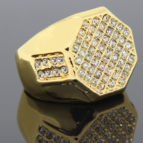 GOLD OCTAGON CZ