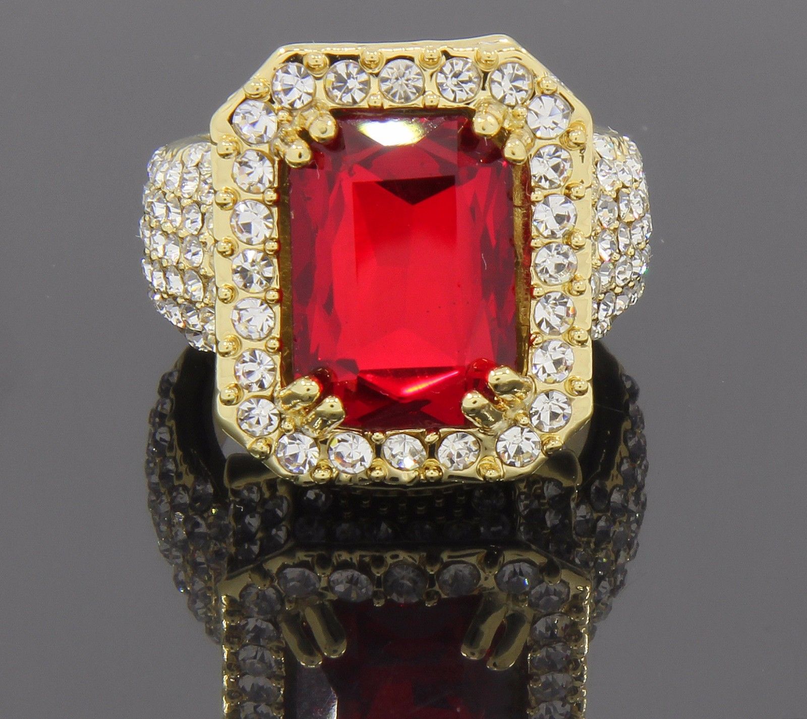 GOLD RED Ruby