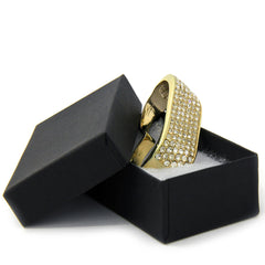 GOLD 2 FINGER KNUCKLE ICED