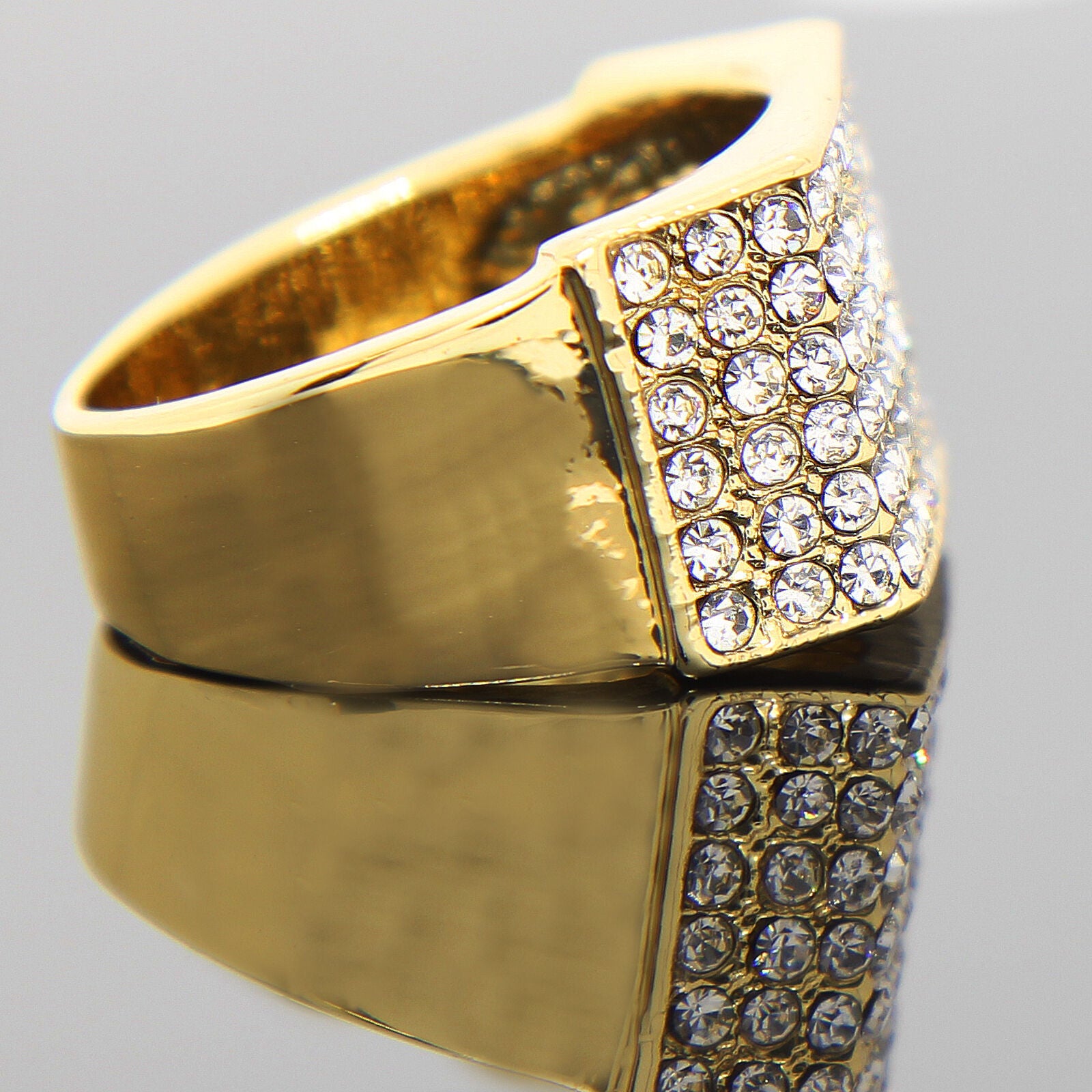 GOLD 6 ROW RECTANGLE