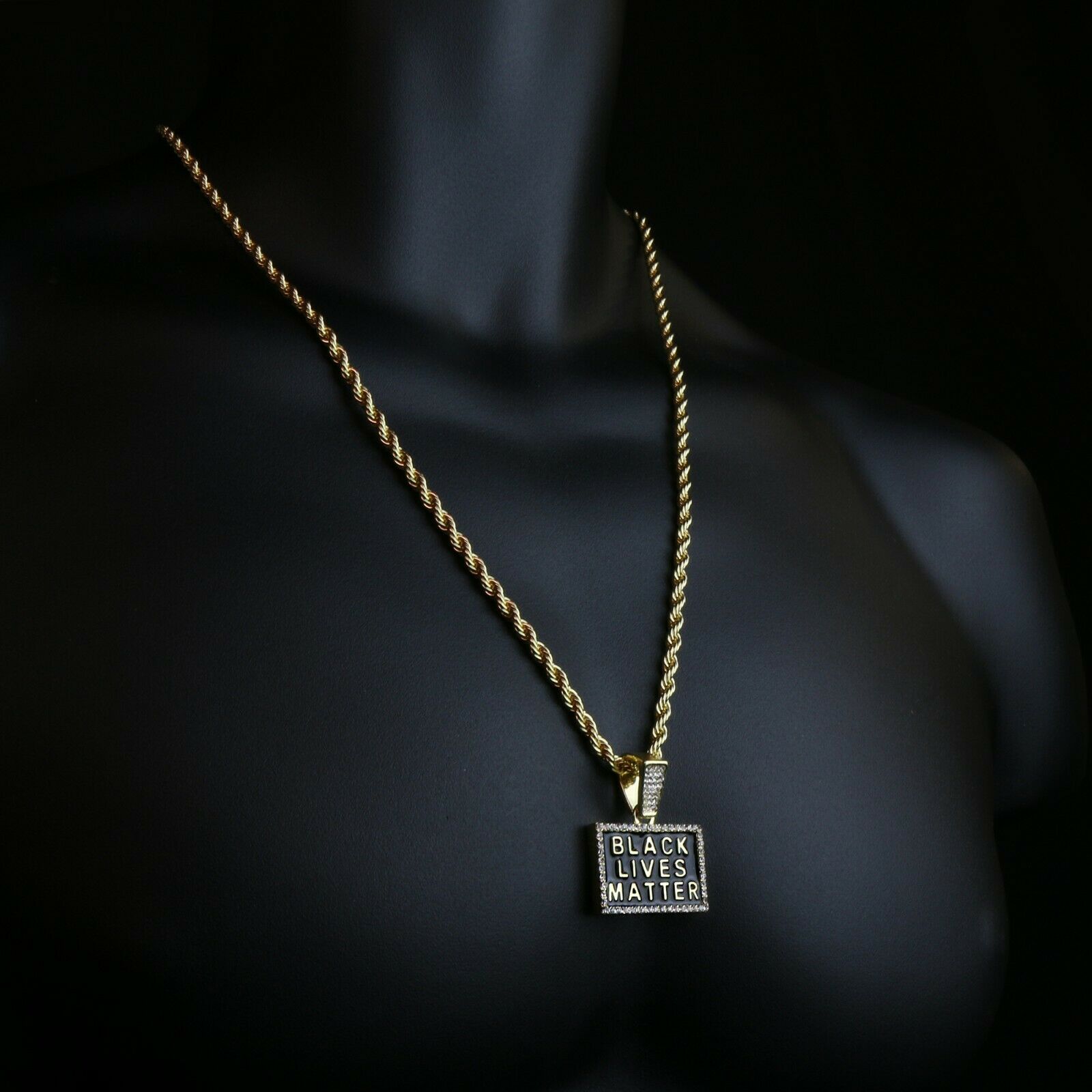 GOLD BLACK LIVES MATTER ICE OUT