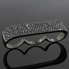 HEMATITE 3 FINGER KNUCKLE ICED